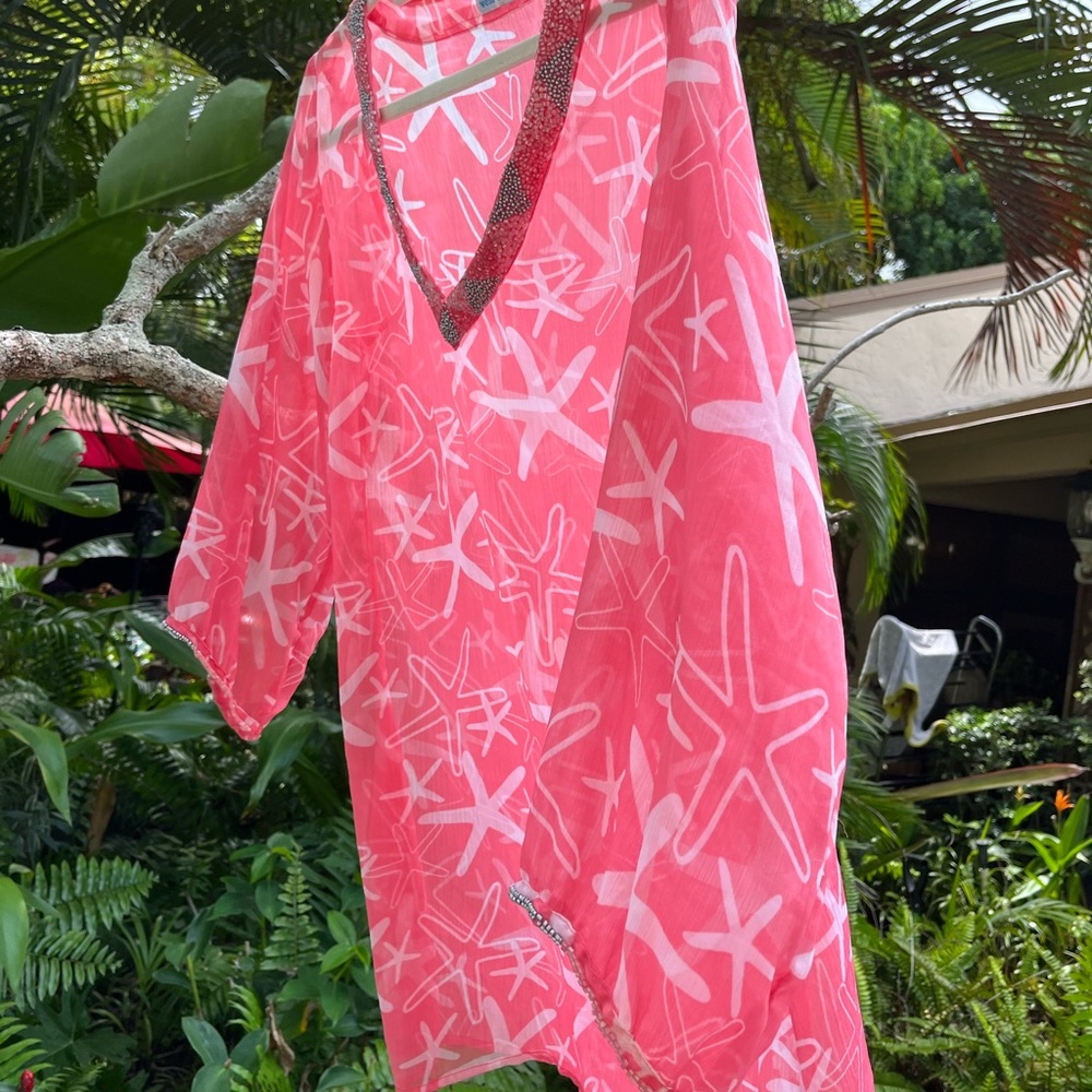 WEST INDIES Beach Cover up…L